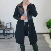 PLAŠČ ŠPELA USNJE - slika 3