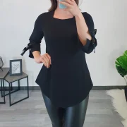 MAJICA VIOLETA ČRNA - slika 2