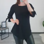 MAJICA VIOLETA ČRNA