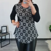 MAJICA NISA ČRNA