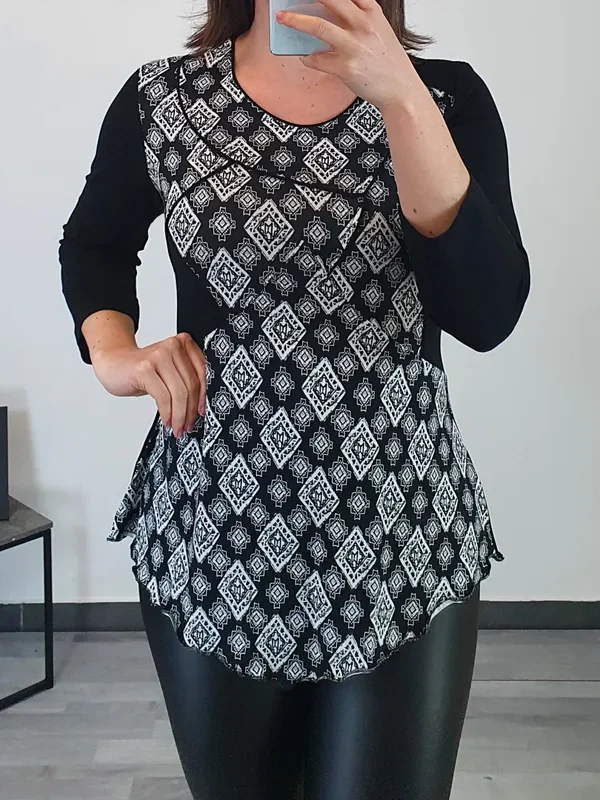 MAJICA NISA ČRNA