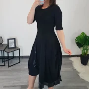 OBLEKA RINA ČRNA - slika 2
