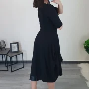 OBLEKA RINA ČRNA - slika 4