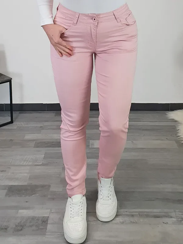 PUSH UP HLAČE A9200 ROZA