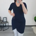 TUNIKA LONA TEMNO MODRA