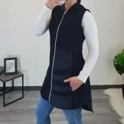 BREZROKAVNIK KEJA TEMNO MODER