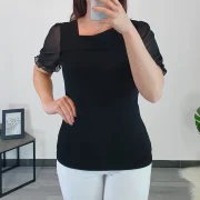 MAJICA GENA ČRNA - slika 3
