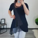 TUNIKA TAMARA TEMNO MODRA
