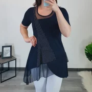 TUNIKA TAMARA TEMNO MODRA