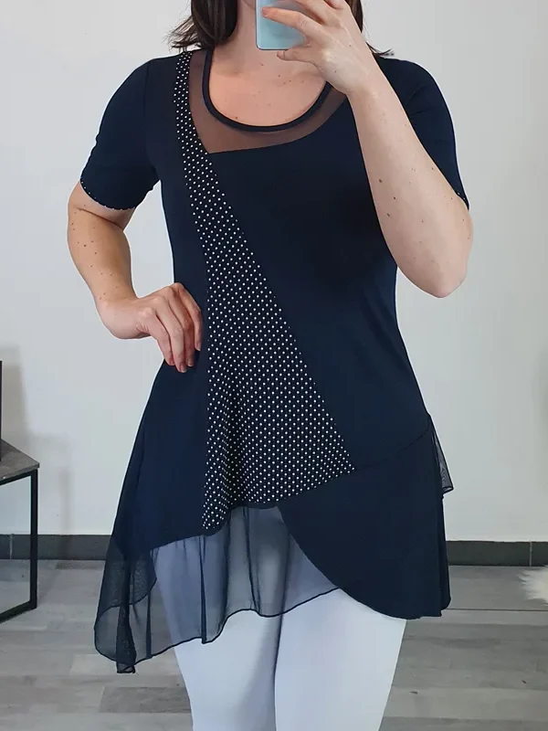 TUNIKA TAMARA TEMNO MODRA