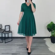 OBLEKA IRINA ZELENA - slika 2