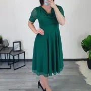 OBLEKA IRINA ZELENA - slika 3