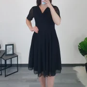OBLEKA IRINA ČRNA - slika 4