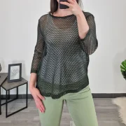 PULOVER Kenny S. 509724 OLIV