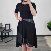 OBLEKA PAMELA ČRNA - slika 3