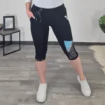 ŠPORTNE HLAČE TALA 3/4 TEMNO MODRE