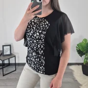 MAJICA OTA ČRNO BELA - slika 2