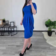 OBLEKA LUISA MODRA - slika 3