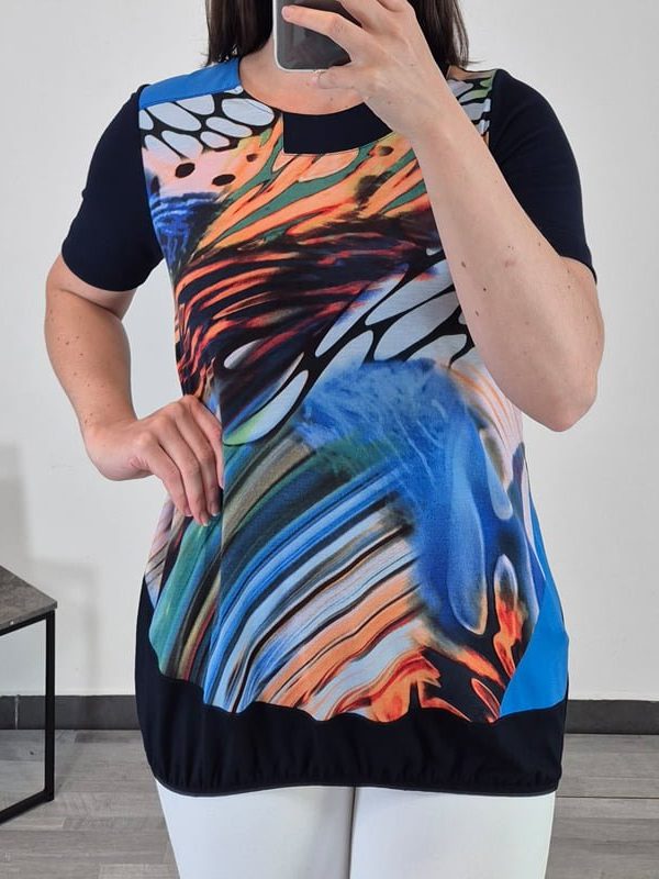 MAJICA LEDA TEMNO MODRA