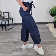 HLAČE 33559 TEMNO MODRE - slika 2