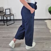 HLAČE 33559 TEMNO MODRE - slika 3