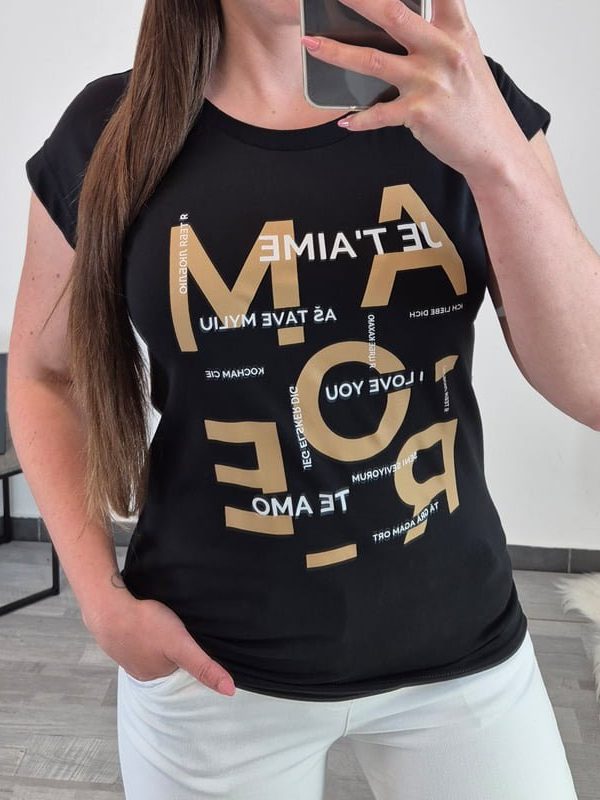 MAJICA 4523 ČRNA
