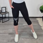 ŠPORTNE HLAČE LENA 3/4 ČRNE  NAPAPČNA!!!!!!!!!!!!!!!!!
