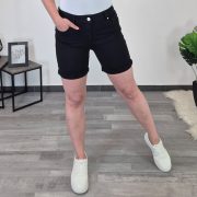 KRATKE PUSH UP HLAČE K6697 ČRNE