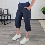 3/4 HLAČE 67068 TEMNO MODRE