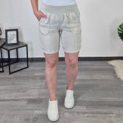 KRATKE HLAČE 69024 BEŽ - slika 2