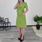 OBLEKA 24010 ZELENA