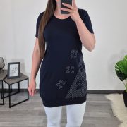 TUNIKA NOEMI TEMNO MODRA - slika 3