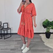 OBLEKA 3440 ORANŽNA - slika 2