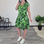 OBLEKA 77789 ZELENA