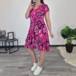 OBLEKA 77789 ROZA