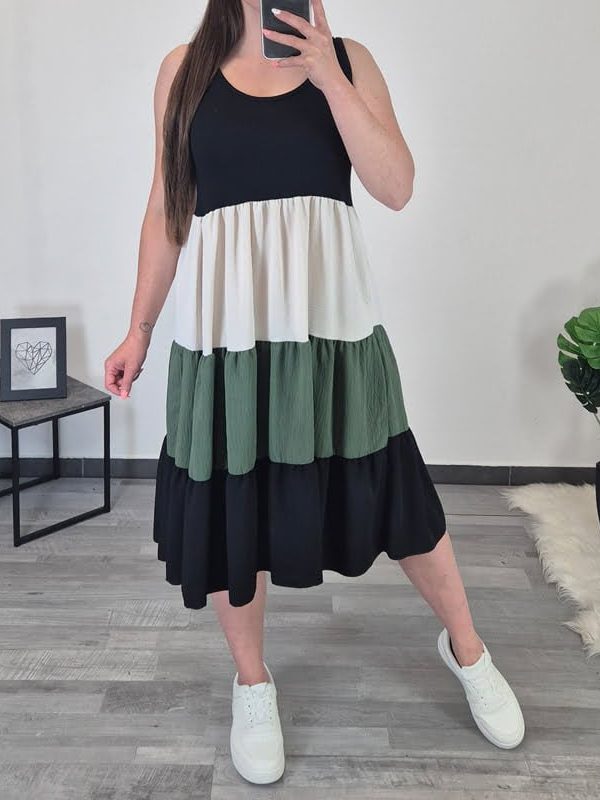 OBLEKA 71151 OLIV