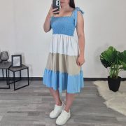 OBLEKA 90211 MODRA - slika 3