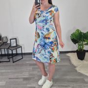 OBLEKA 24088 MODRA - slika 3