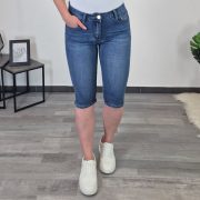 3/4 PUSH UP JEANS HLAČE 3A240 - slika 2