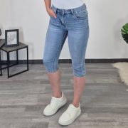 3/4 JEANS HLAČE S1327 - slika 3