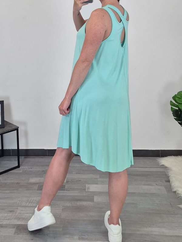 OBLEKA 1746 MINT ZELENA