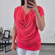 BLUZA 9637 ROZA - slika 2