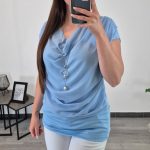 BLUZA 9637 MODRA
