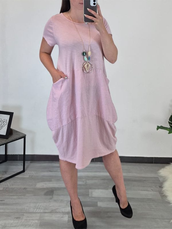 OBLEKA 10997 ROZA