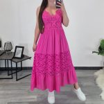 OBLEKA 90687 PINK