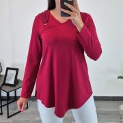 MAJICA LOPI BORDO
