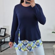 TUNIKA AJA TEMNO MODRA - slika 4