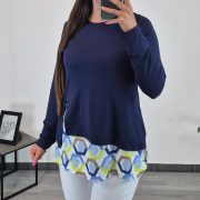 TUNIKA AJA TEMNO MODRA - slika 3