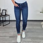 7/8 PUSH UP JEANS HLAČE Z6149