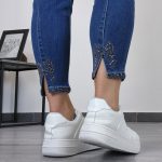 7/8 PUSH UP JEANS HLAČE A1079